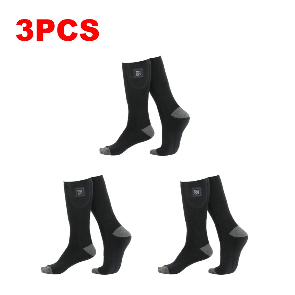 Alloet Winter Heated Socks Battery Powered Warm Anti Slip