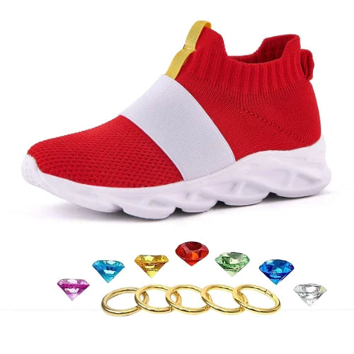 Sonic Kids Running Shoes For Boys And Girls Cartoon Style