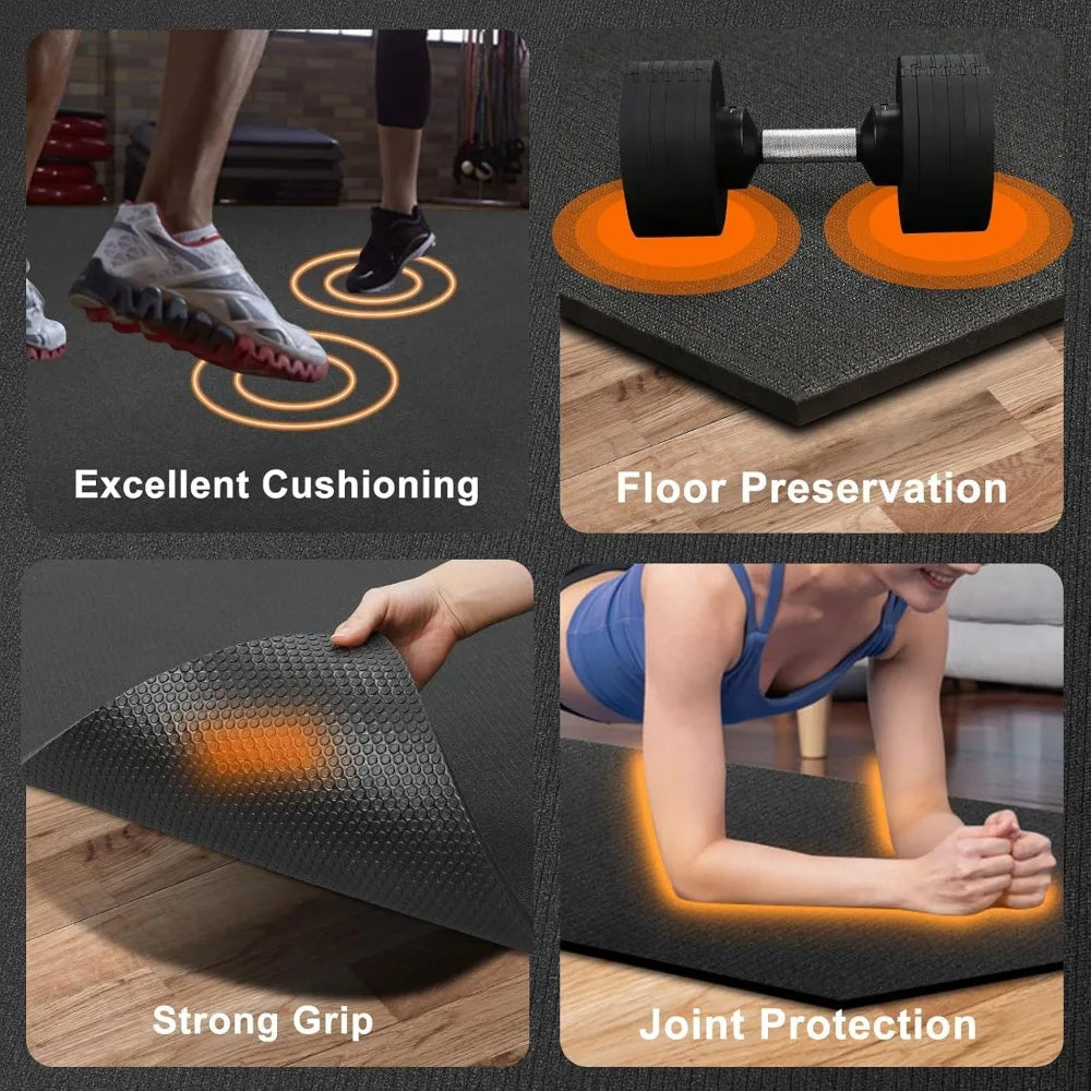 Versatile Home Gym Mats For Fitness And HIIT Workouts