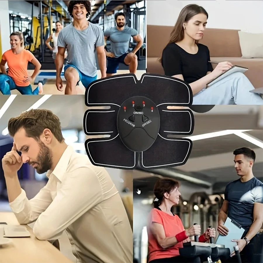 Function Abs Stimulator EMS Muscle Toning Device For Abdomen