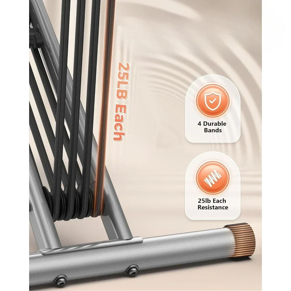 Hignconcerned Squat Machine For Home Ride And Rowing Bands