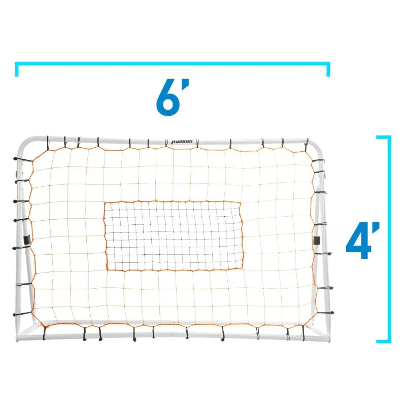 Soccer Rebounder Training Net With Steel Frame Portable