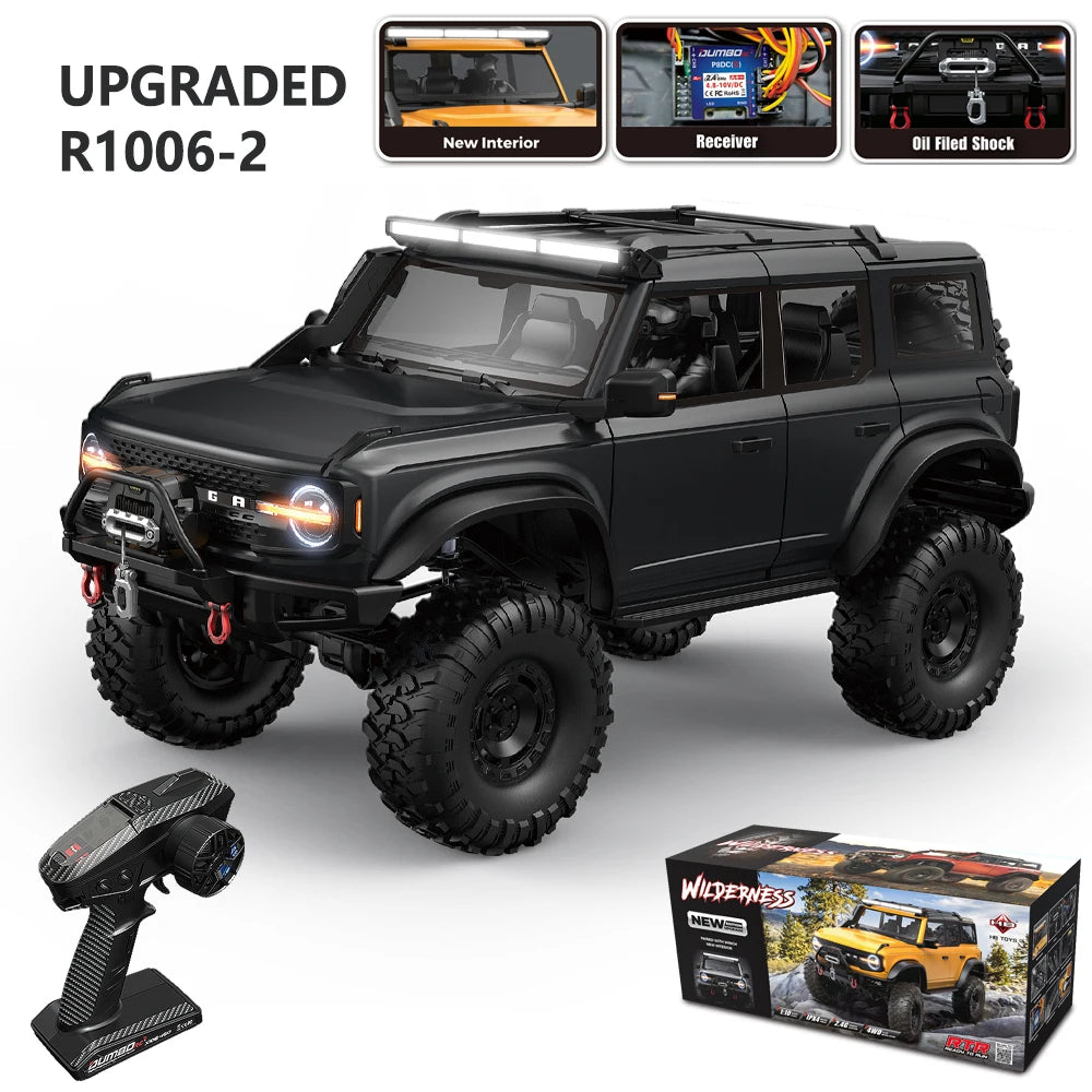 Jikefun HB R1001 One Tenth RC Crawler 4WD Ready To Go USA