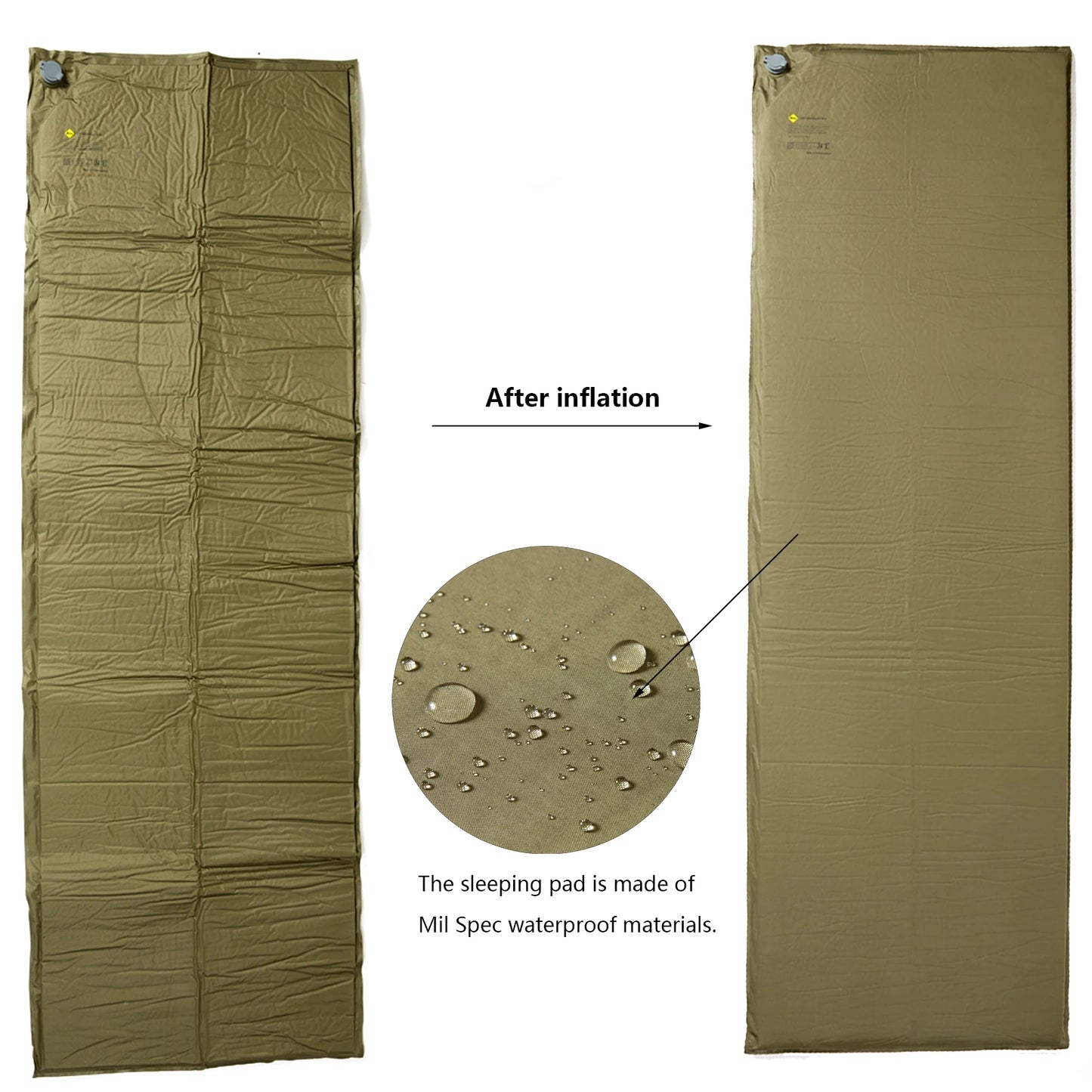 By Inflating Alice Embedded Air Self Inflating Camp Mat