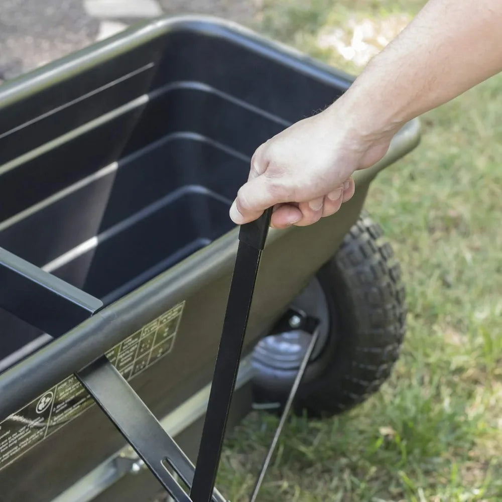 XMSJ Towable 175 Pounds Lawn And Garden Drop Spreader Pro