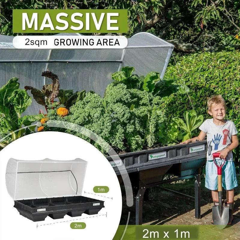 Vegepod Raised Garden Bed Self Watering Kit With Cover