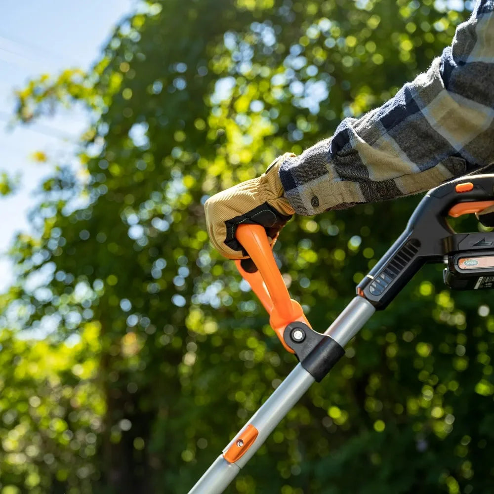 XMSJ 20V Garden Cordless Tiller Cultivator With 2Ah Battery