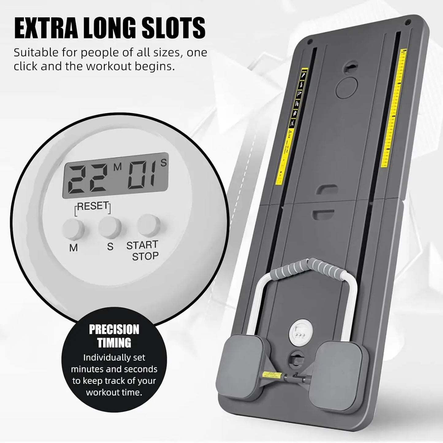 Pilates Board Reformer Set 5 In 1 Foldable Sliding Board