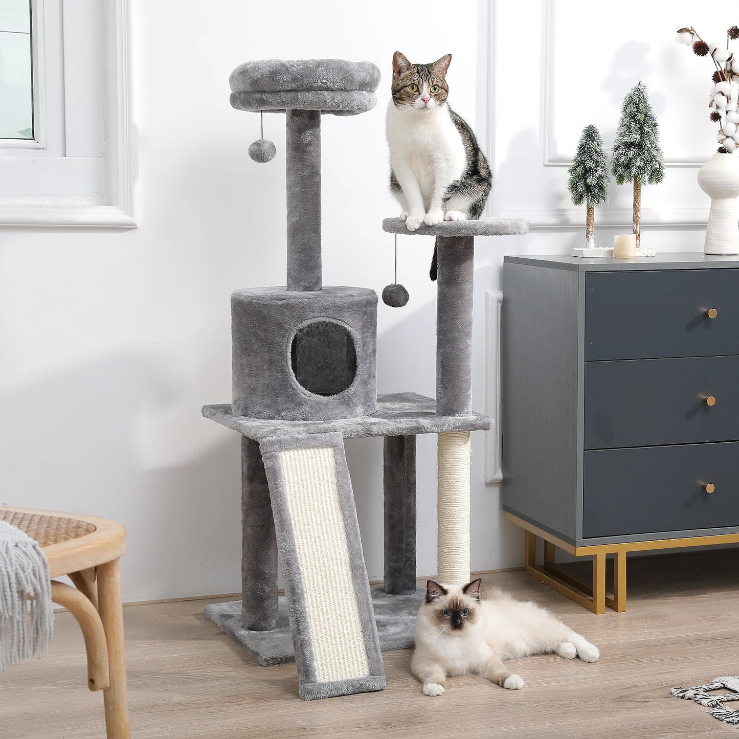 PAWZ Road Multi Level Cat Tree Tower Scratching Post