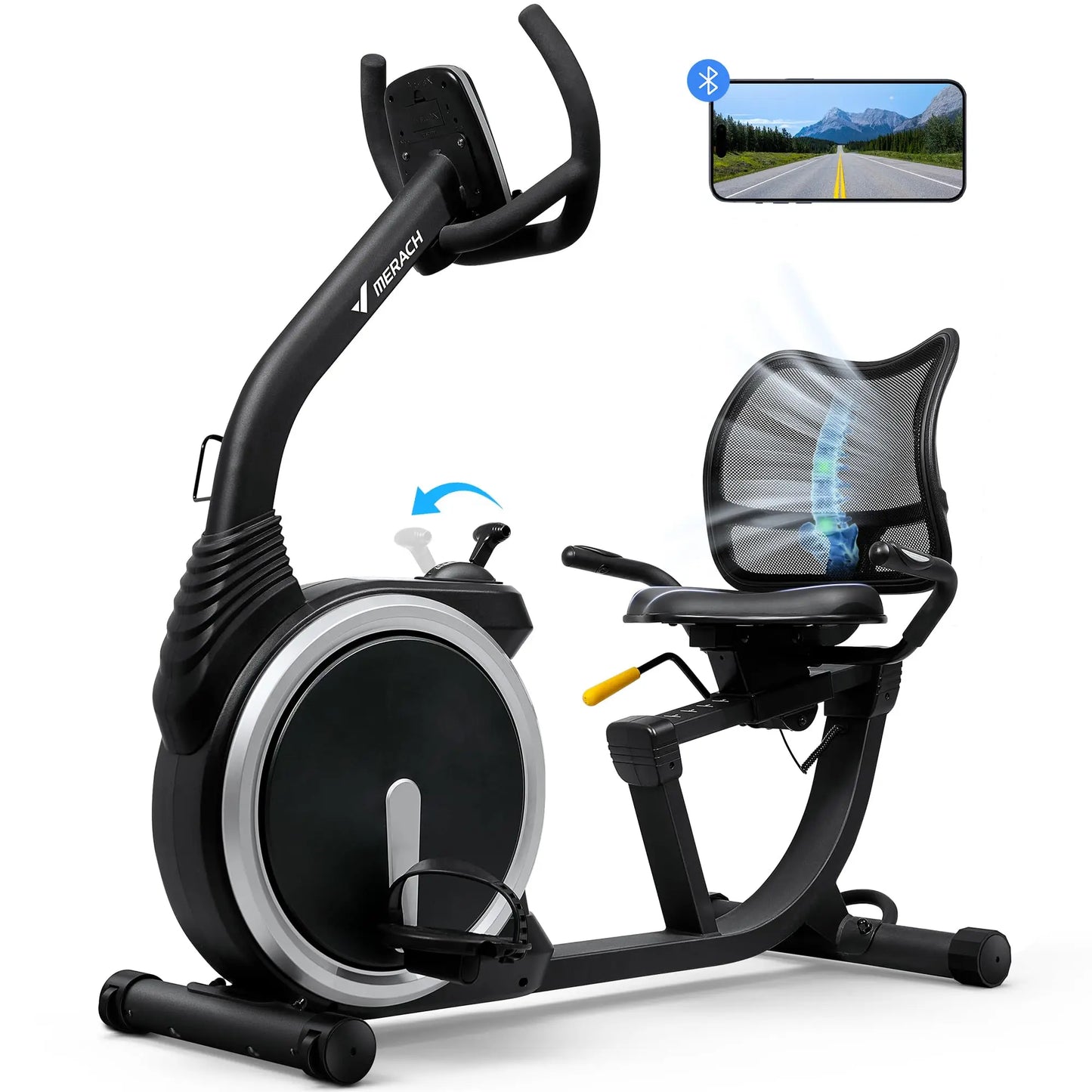 Merach Recumbent Exercise Bike for Home and Commercial