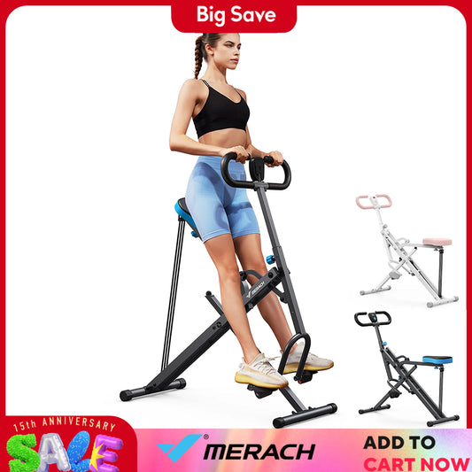 Merach 2in1 Squat And Rowing Machine For Home Fitness