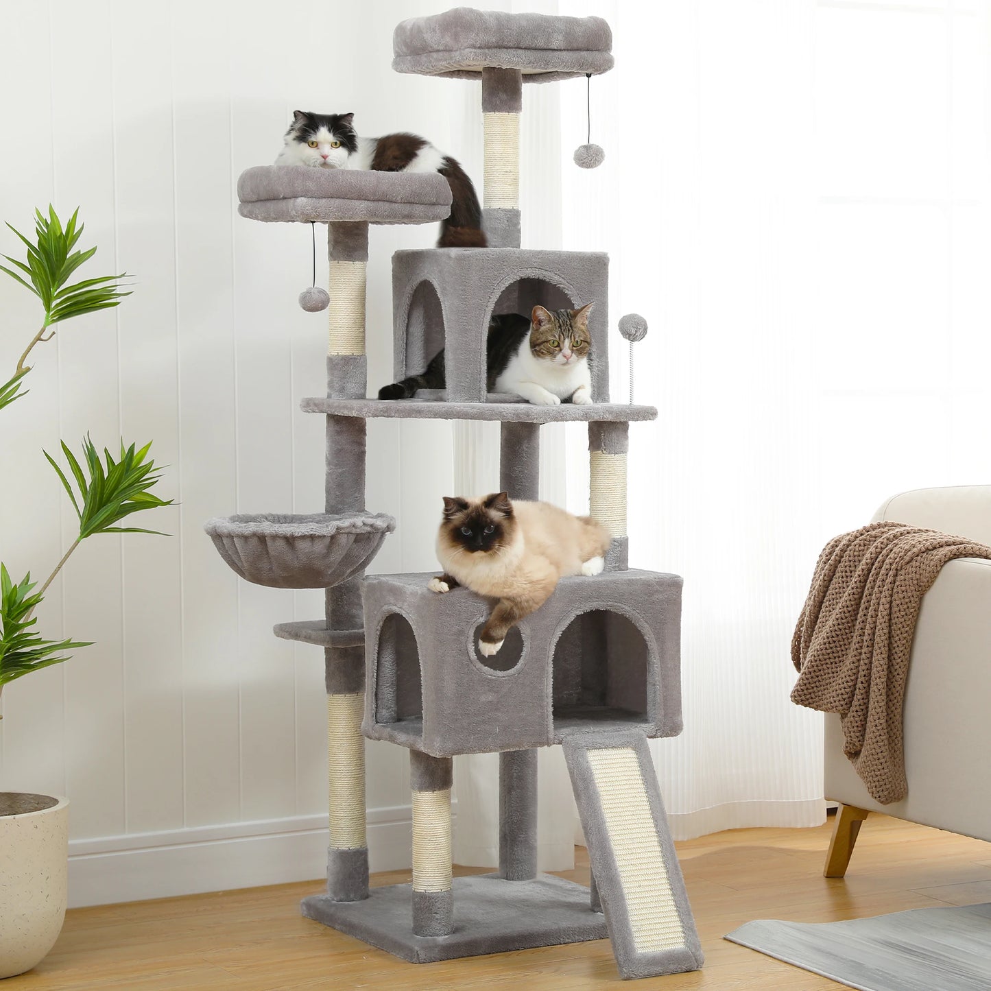 PAWZ Road Multi Level Cat Tree Tower Scratching Post