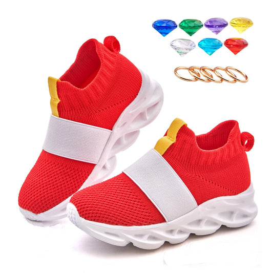 Sonic Kids Running Shoes For Boys And Girls Cartoon Style