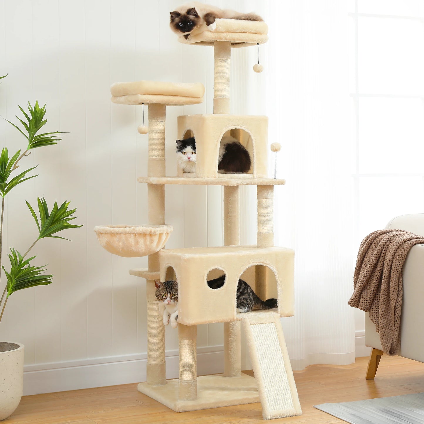 PAWZ Road Multi Level Cat Tree Tower Scratching Post