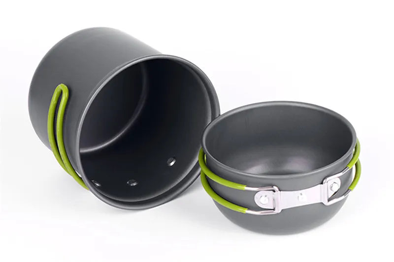 Can Hold Portable Camping Cookware Set for 1-2 Persons