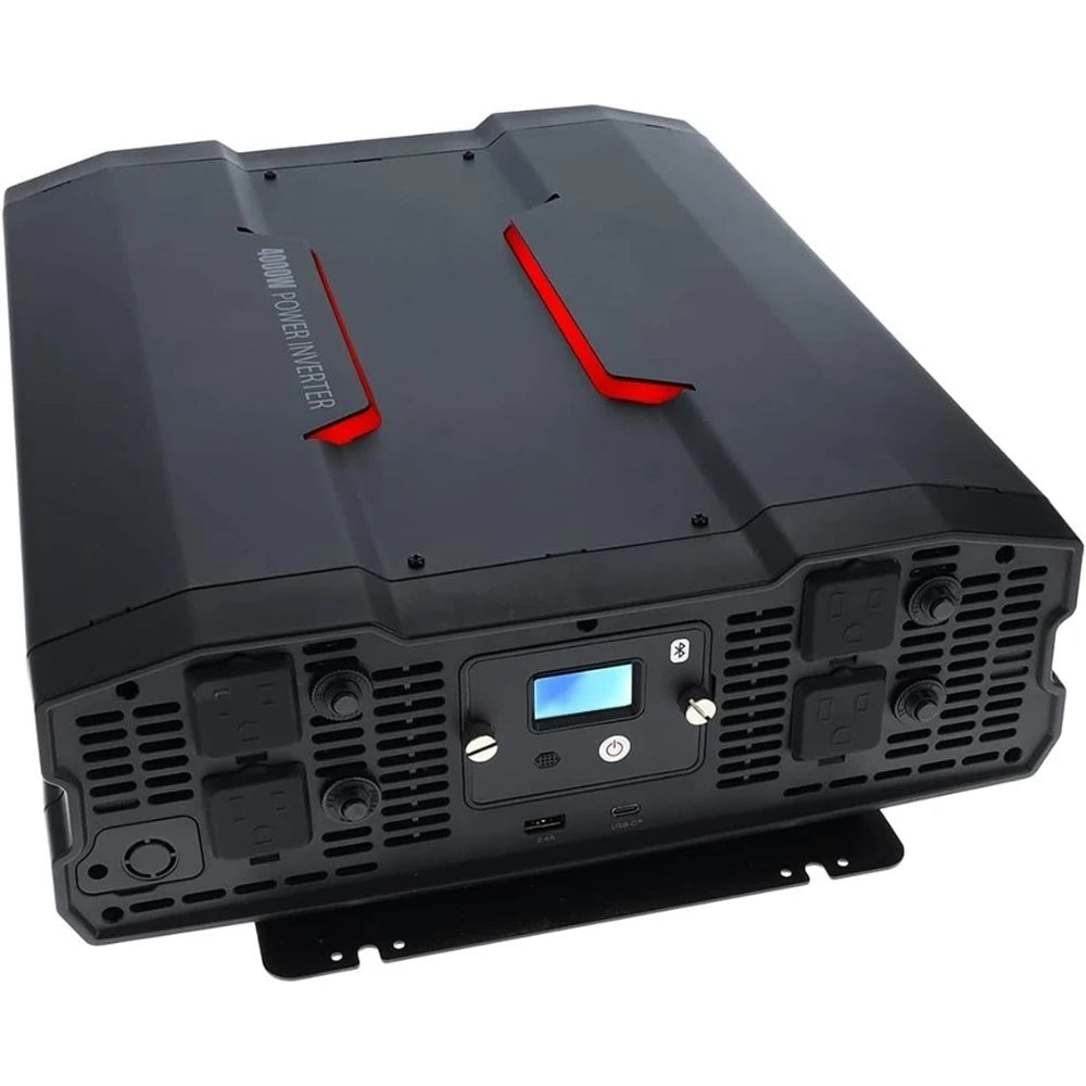 Hign-concerned 4000W Inverter 12V to 110V AC Outlets USB