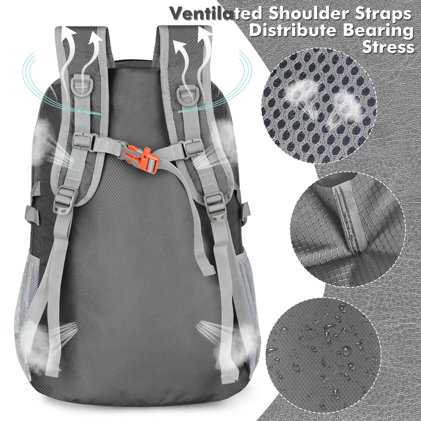 Lightweight Packable Ultralight Outdoor Daypack For Men Women