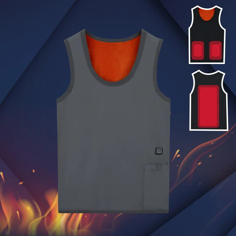 Fujian Heated Vest Jacket Unisex Thermal Sleeveless Skiing