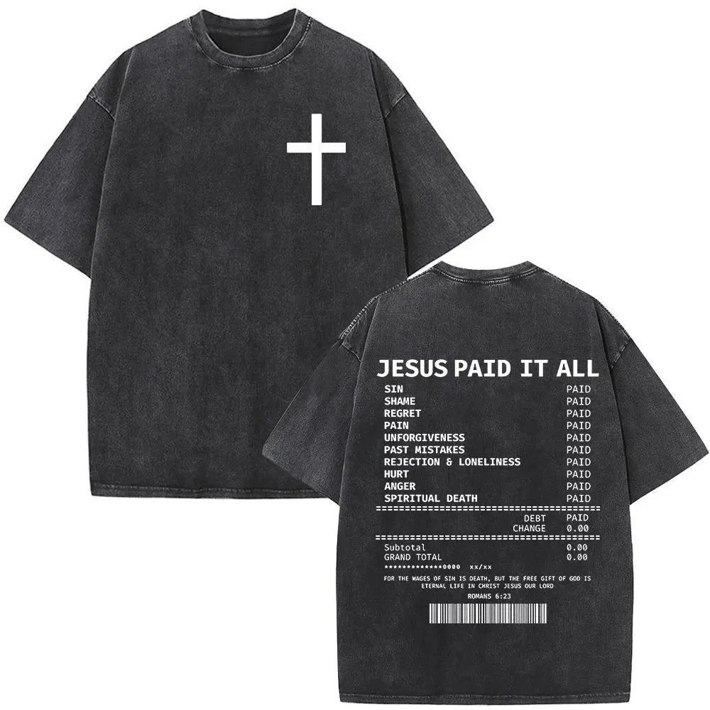 Jesus Faith Overcomes Fear Bible Christian Scripture Tee