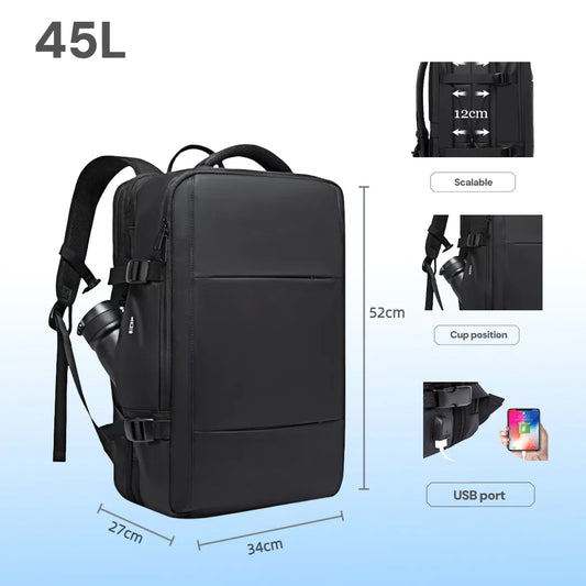 Choice USB Laptop Backpack Large Capacity Waterproof
