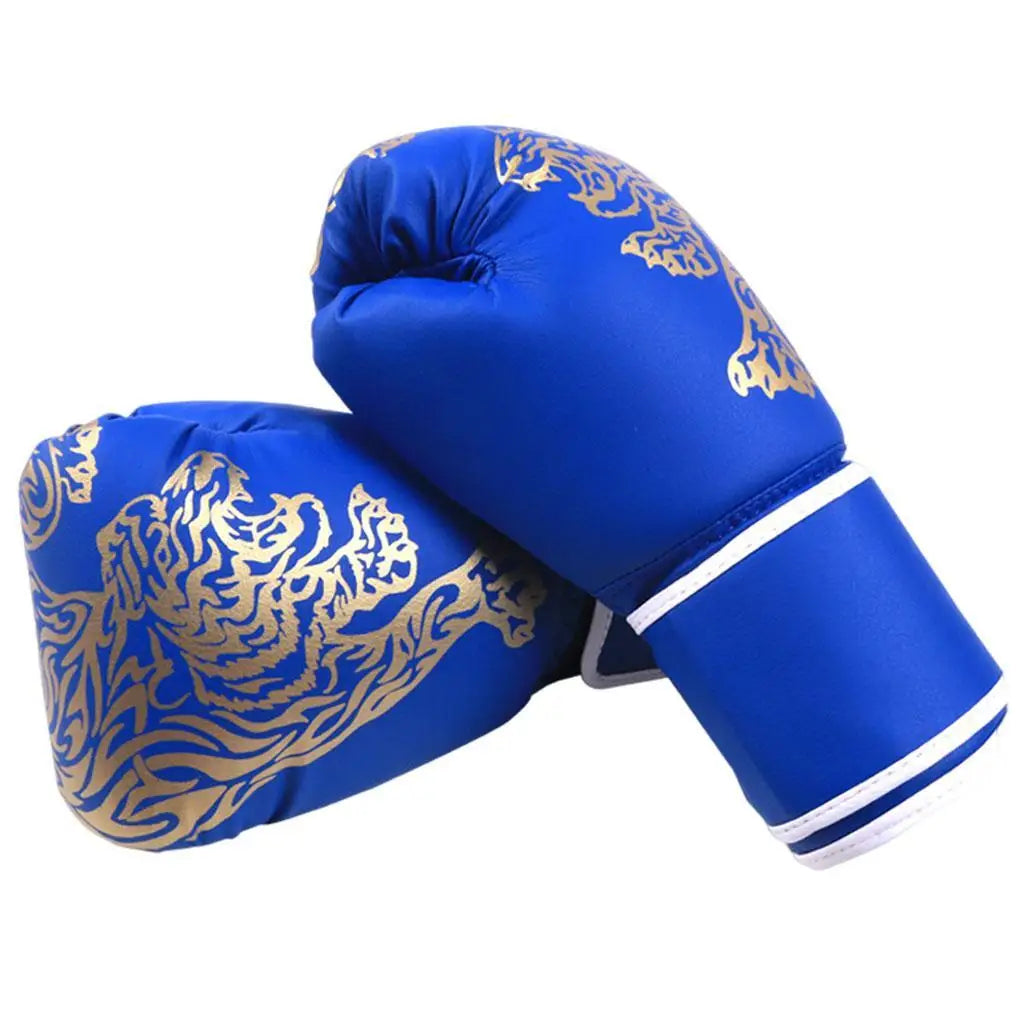 Elenxs Boxing Gloves Breathable PU Leather Training Gloves