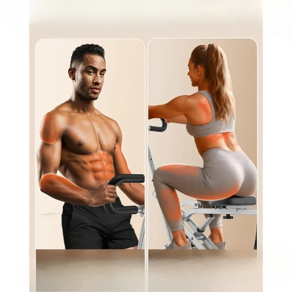 Hignconcerned Squat Machine For Home Ride And Rowing Bands