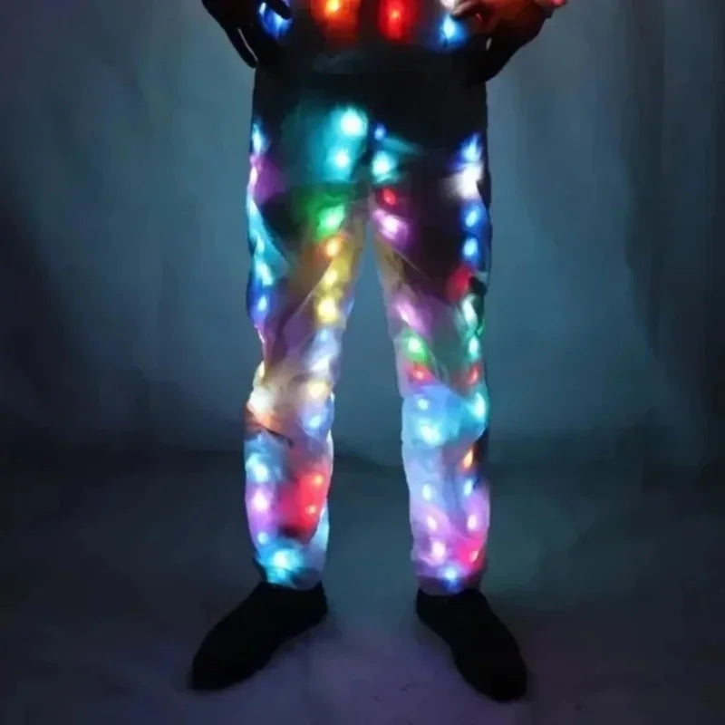 LED Lights Waterproof Light Up Rave Jacket for Adults
