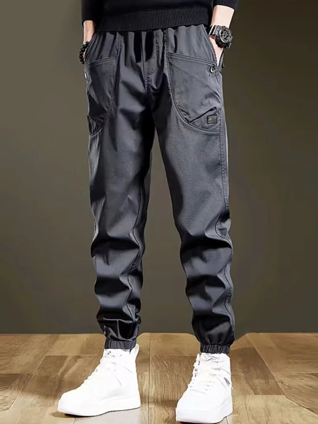 Thin 2025 Outdoor Paratrooper Pants For Men Straight Leg