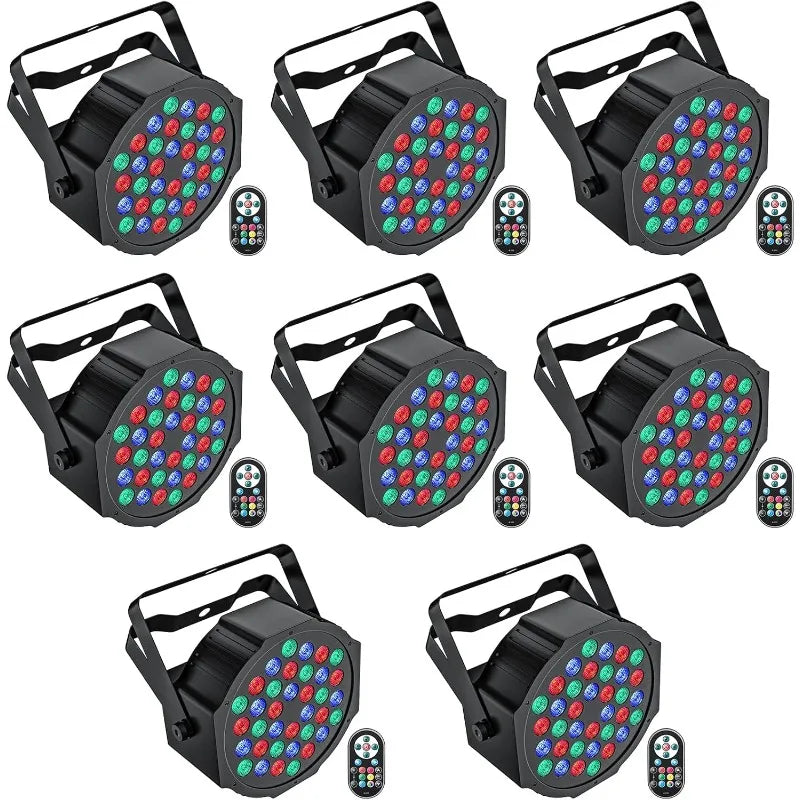 Par Lights DJ Stage RGB 36 LED With Sound Activated Remote