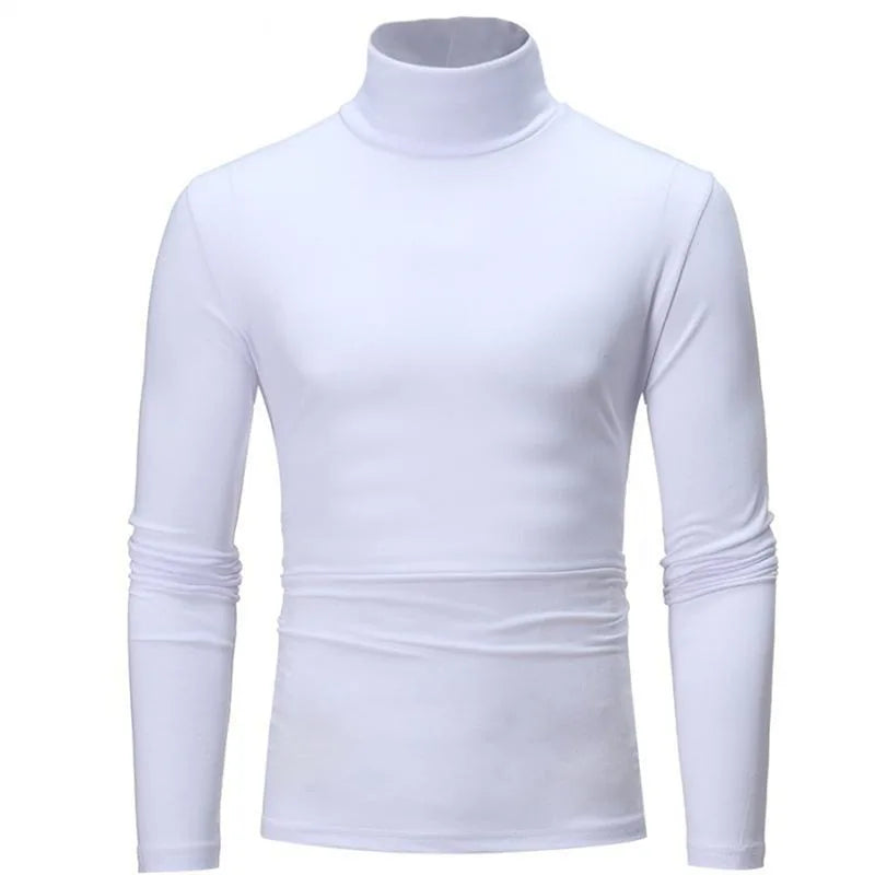 Thermal Underwear Top For Men Slim Fit Turtleneck Longsleeve
