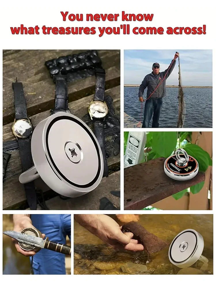 Neodymium Fishing Magnets Kit With Strong Pulling Power