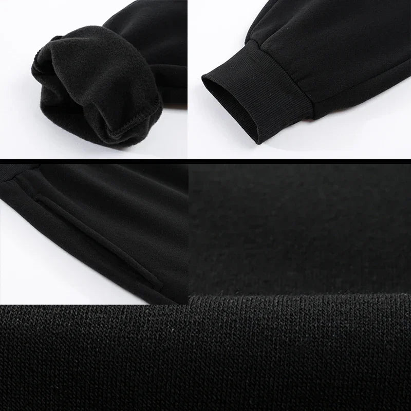 Men's Autumn Winter Jogger Pants With Pockets Comfort Fit