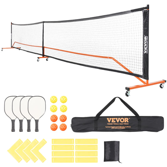 VEVOR Portable Pickleball Net System Outdoor Full Court