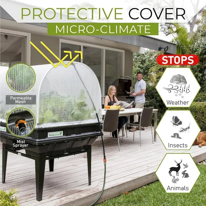 Vegepod Raised Garden Bed Self Watering Kit With Cover