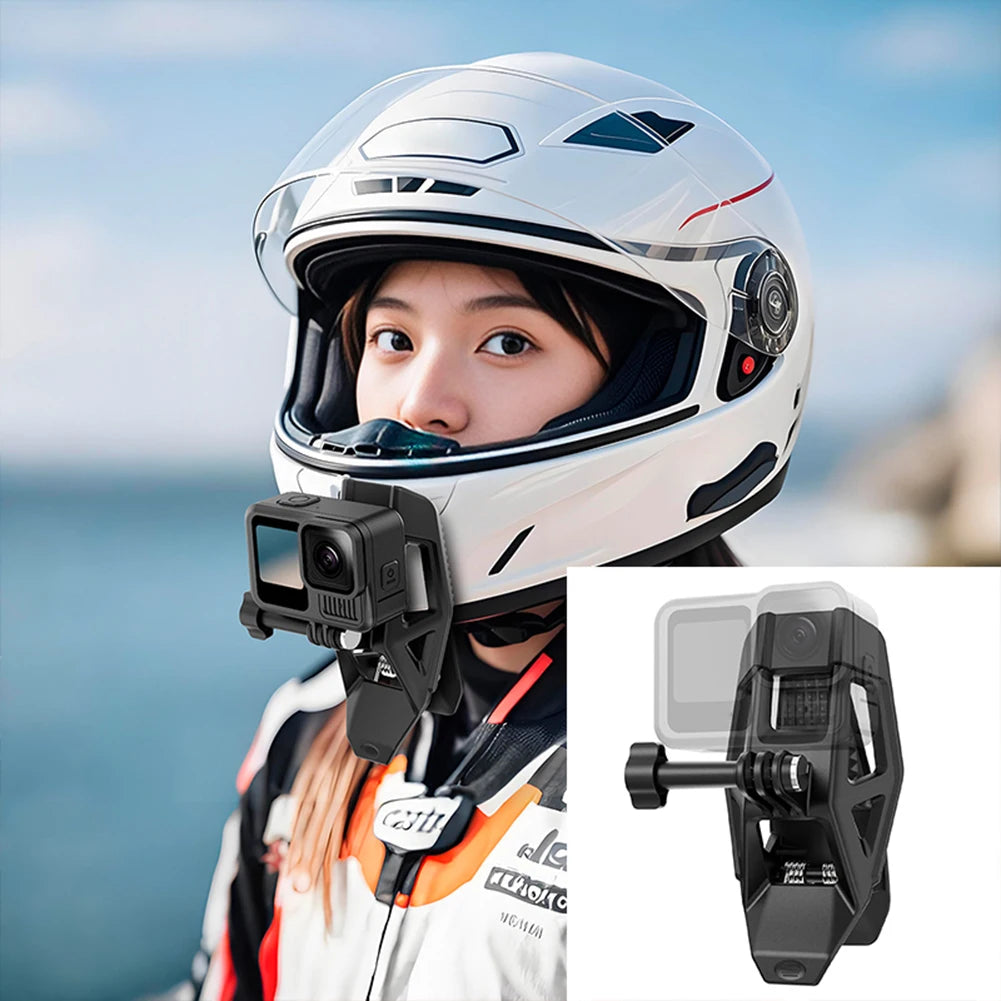 GoPro Gripper Helmet Mount Clamp For DJI Osmo Action