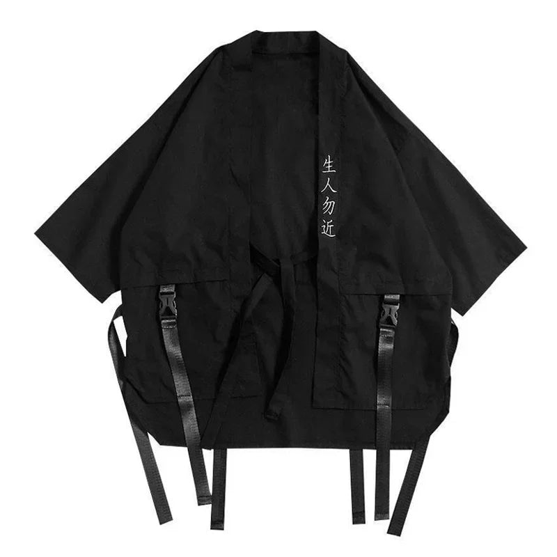 JYDEDRYCN Harajuku Techwear Shirt Short Sleeve Men