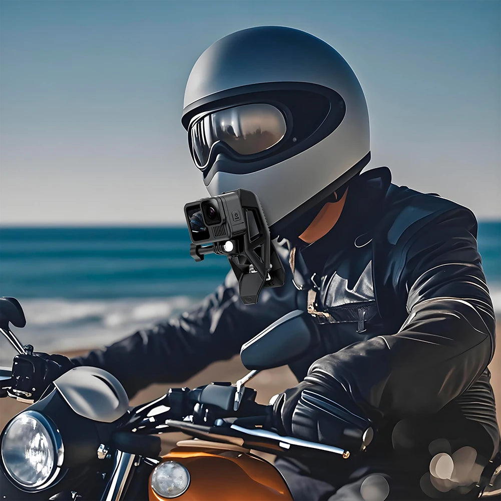 GoPro Gripper Helmet Mount Clamp For DJI Osmo Action