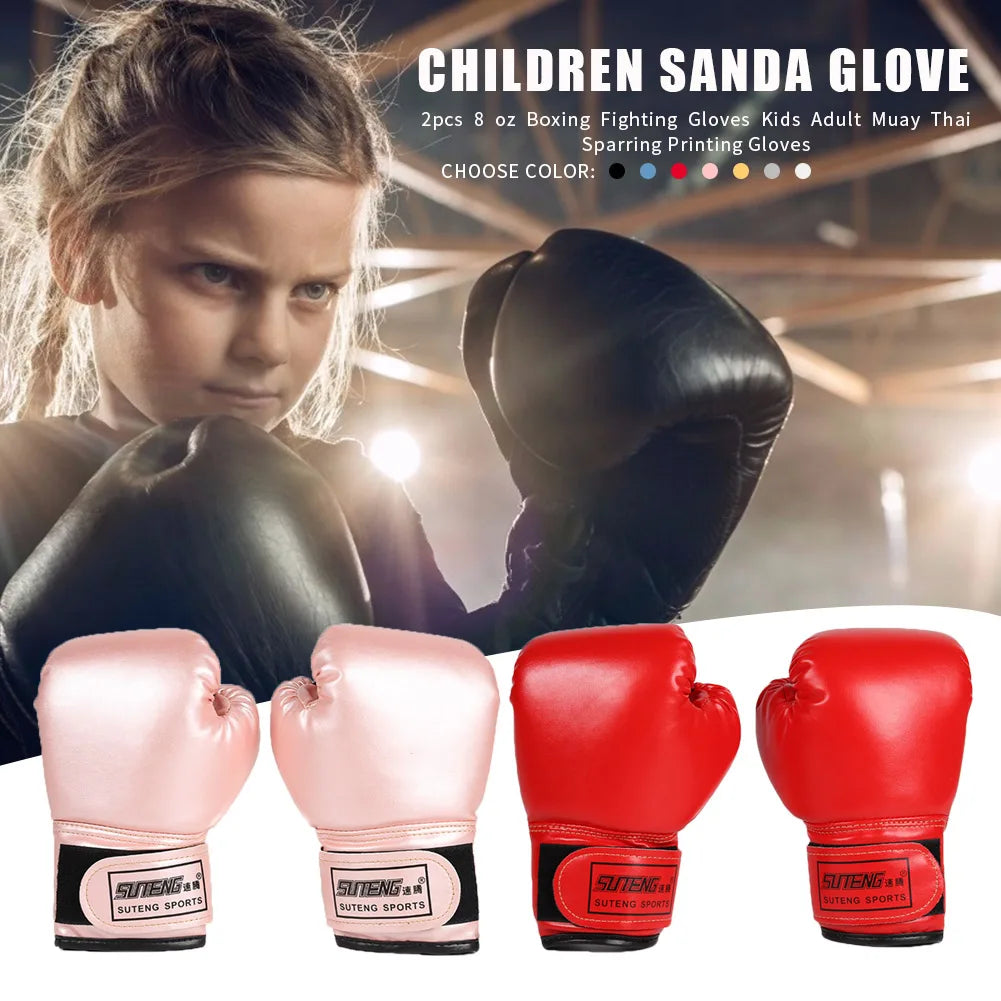 APWIKOGERCN Kids Boxing Gloves 2Pcs Training Sparring Mitts