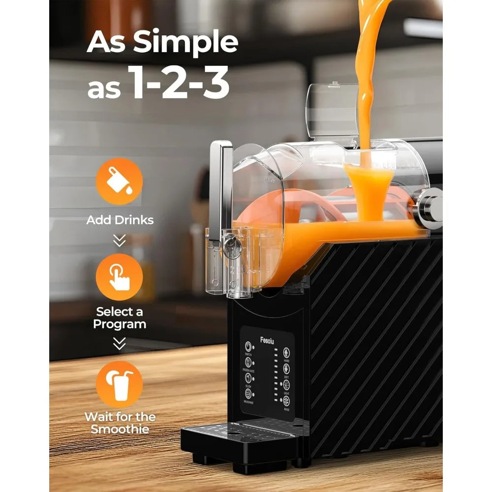 Slushie Machine Self Cleaning With 3 Preset Programs