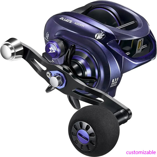 XMSJ Alijoz 400 Baitcaster Fishing Reel 38Lbs Drag Alloy