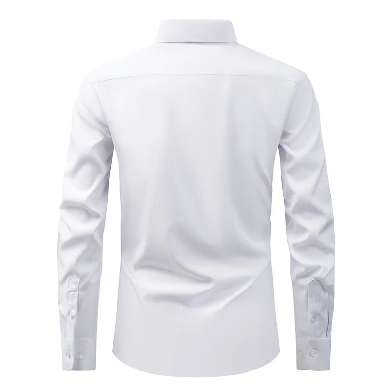 Guangdong Men Classic Button Down Shirt With Long Sleeves