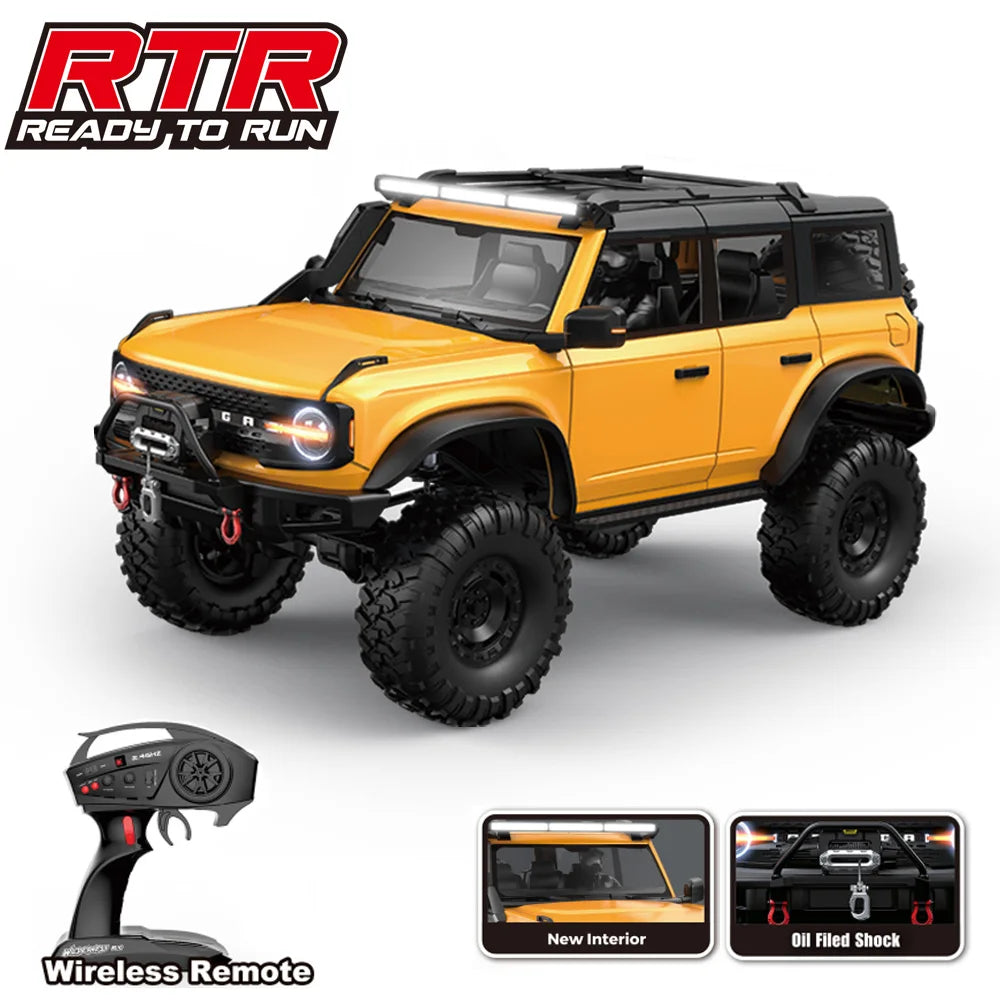 Jikefun HB R1001 One Tenth RC Crawler 4WD Ready To Go USA