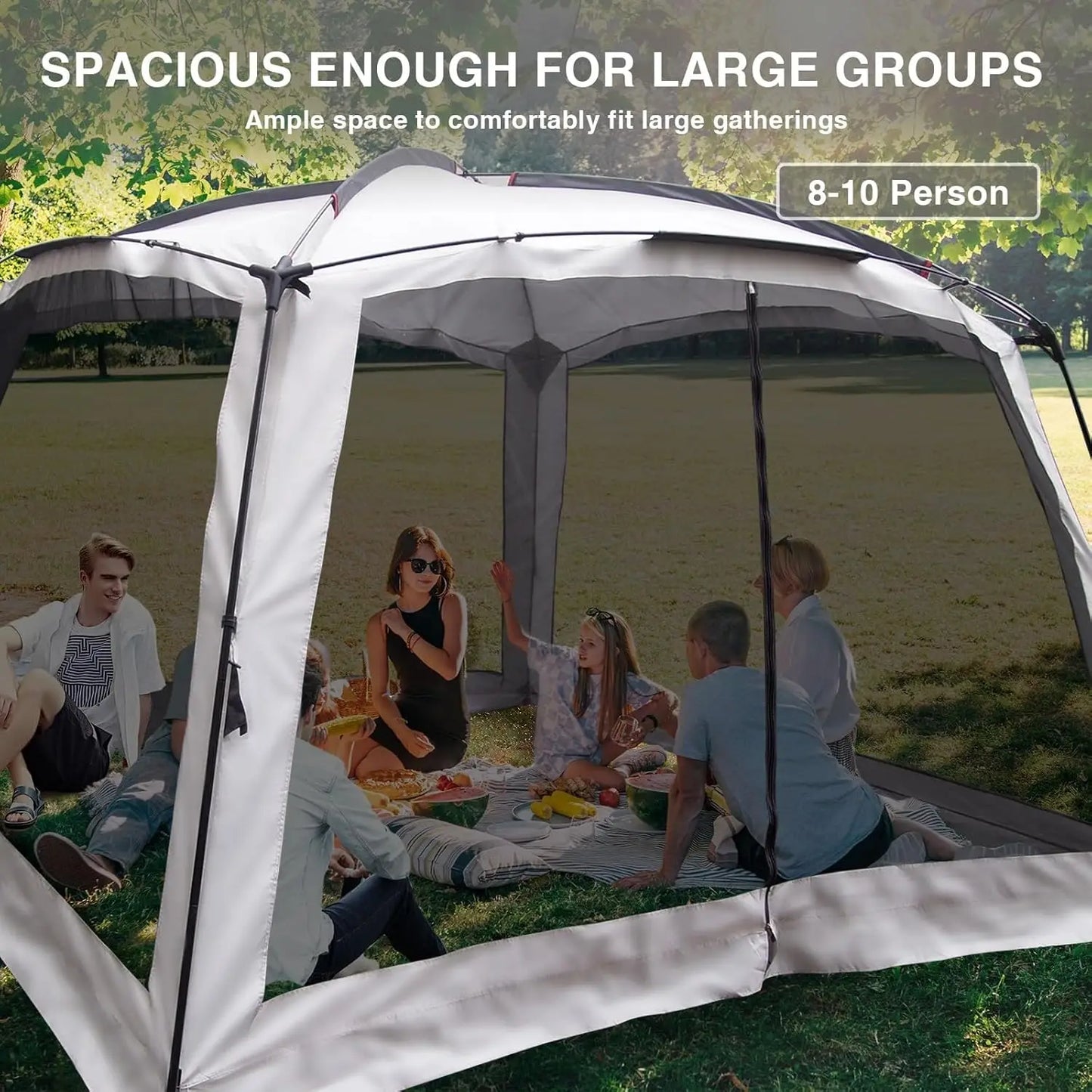 Nu Styles 4Ever Screen Tent for Camping Easy Setup Gazebo