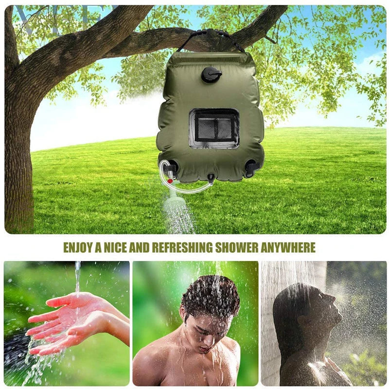 Choice Solar Shower Bag Camping Shower With Removable Hose