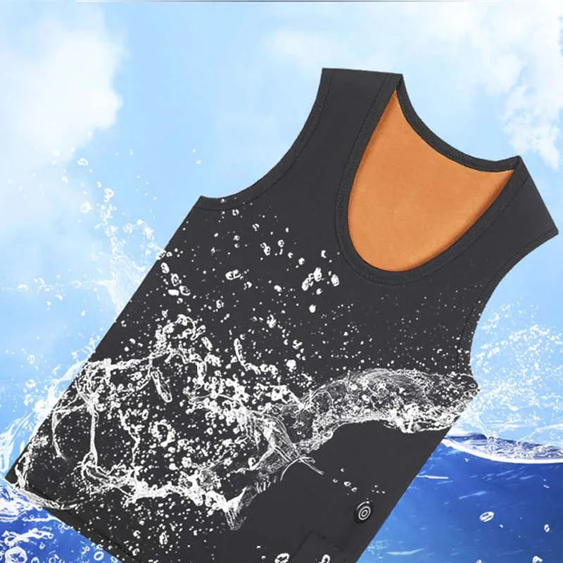 Fujian Heated Vest Jacket Unisex Thermal Sleeveless Skiing