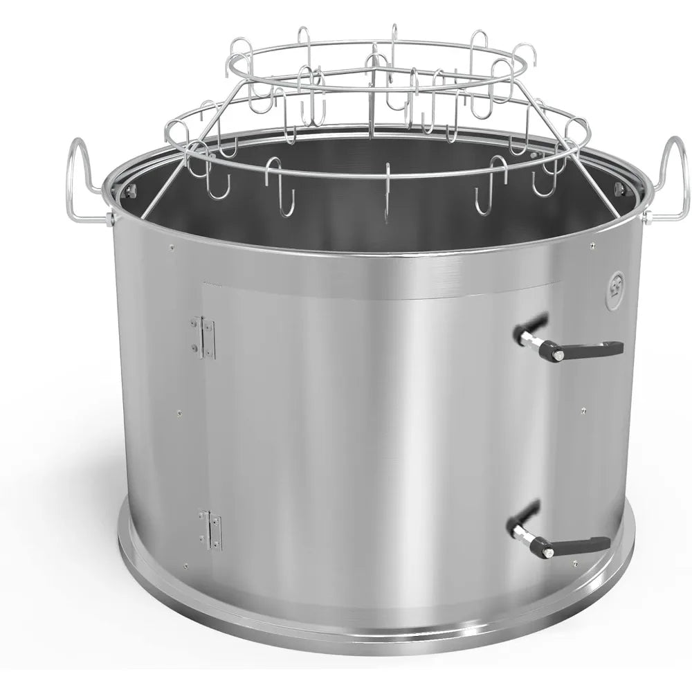 Stainless Steel Rib Hanging Smoking Attachment For Kettle