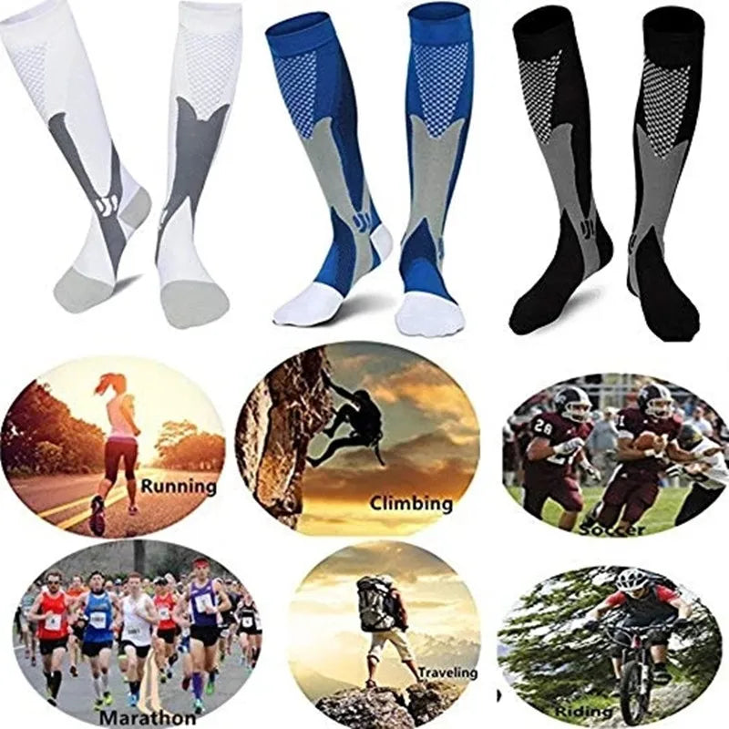 CN Men Women Compression Socks 20 30 Mmhg Anti Fatigue