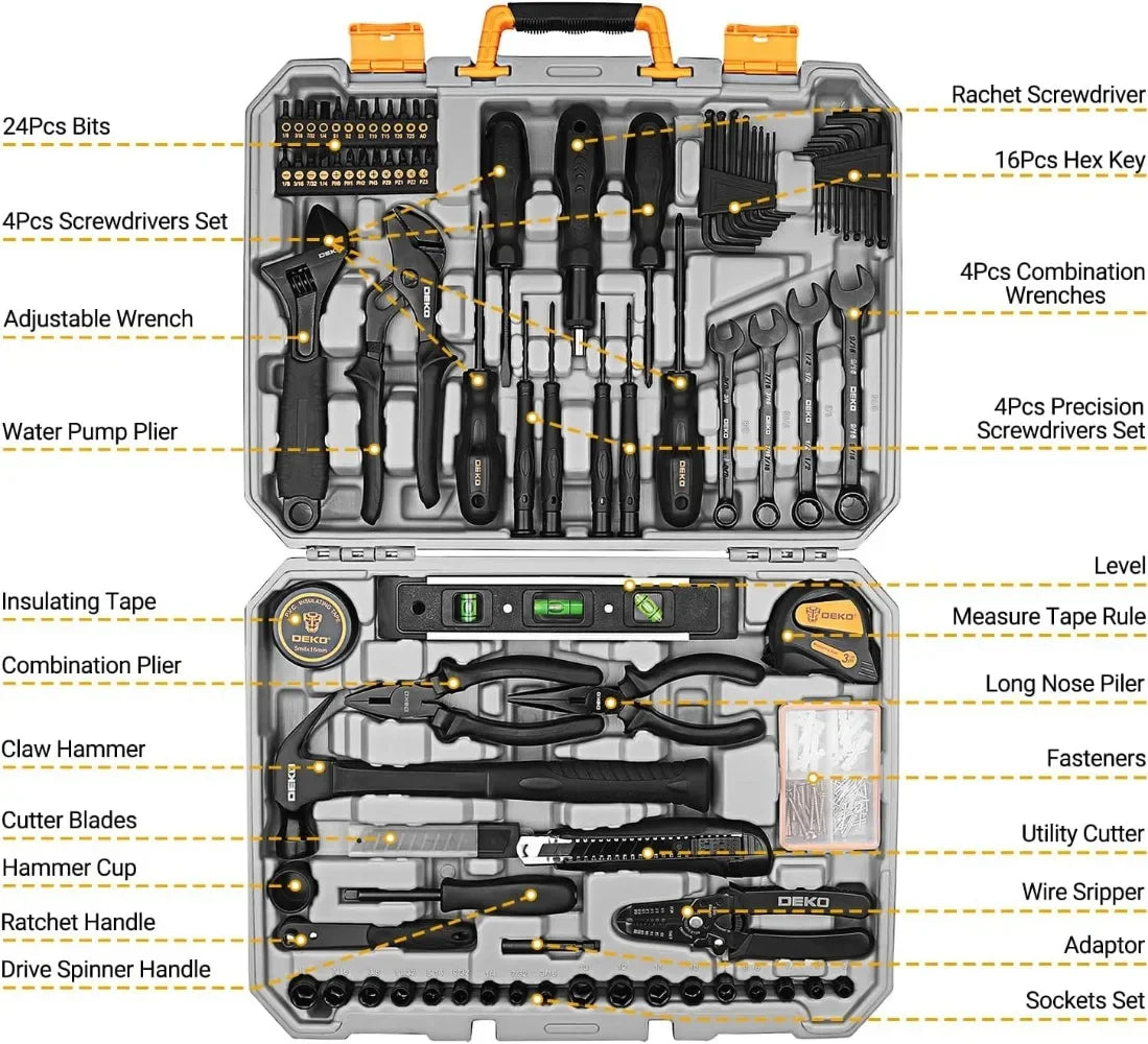 Nu Styles 4Ever Tool Kit Set for Home and Car Repair