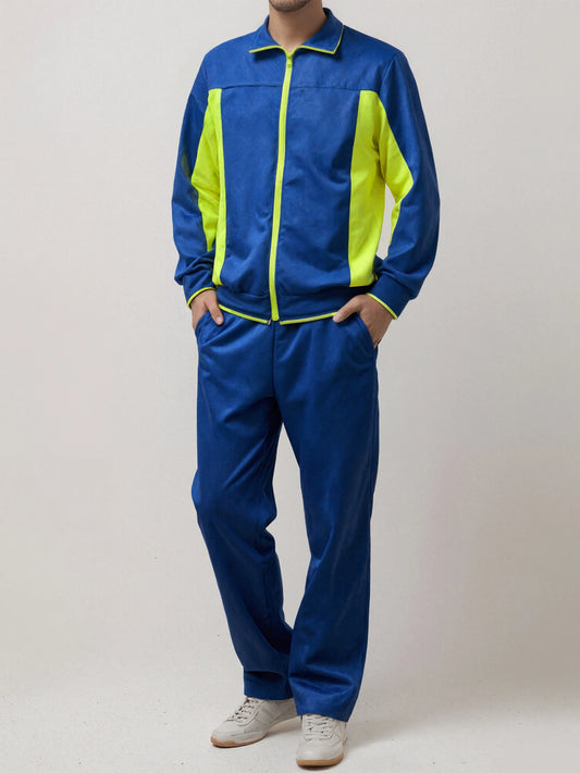 CN Guangdong Men Tracksuit Set 2 Piece Pants Sweatshirt