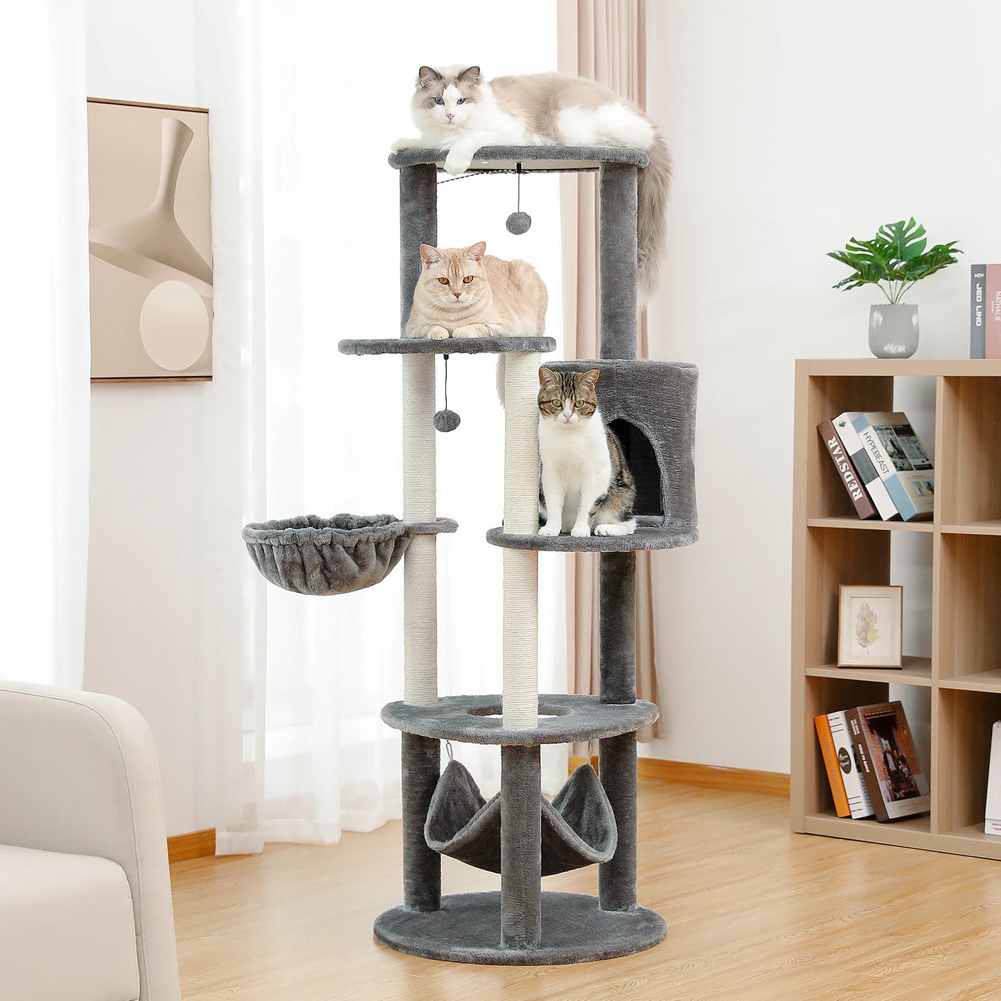PAWZ Road Multi Level Cat Tree Tower Scratching Post